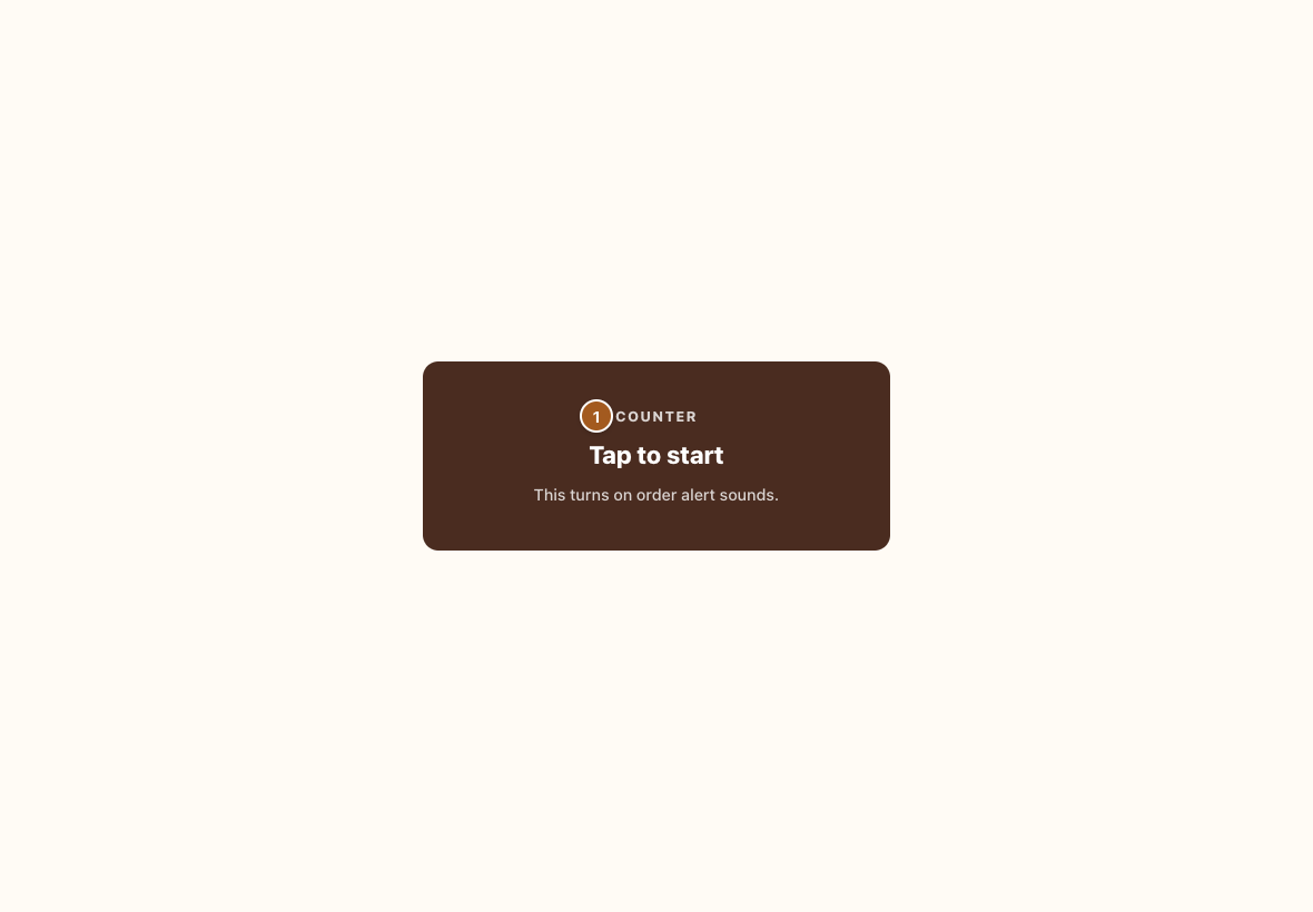 Tap to start